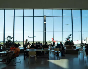 Salle décollage avion - Sydney Airport